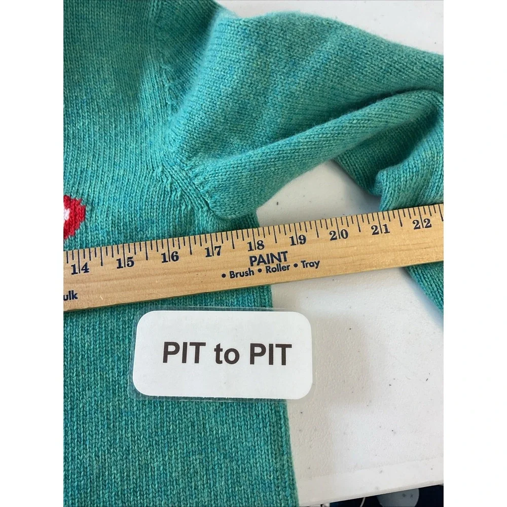 Gucci‎ Wool Sequin Collar Bow UFO Green Womens Sweater Sz S Super Rare Gorgeous - Picture 10 of 12